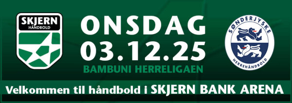 Bambuni Herreligaen: Skjern Håndbold - Sønderjyske