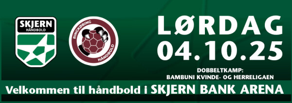 Dobbeltkamp med Skjern Håndbold og Ringkøbing Håndbold