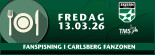 Fanspisning - TMS Ringsted 13/3 2026