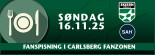 Fanspisning - SAH 16/11 2025